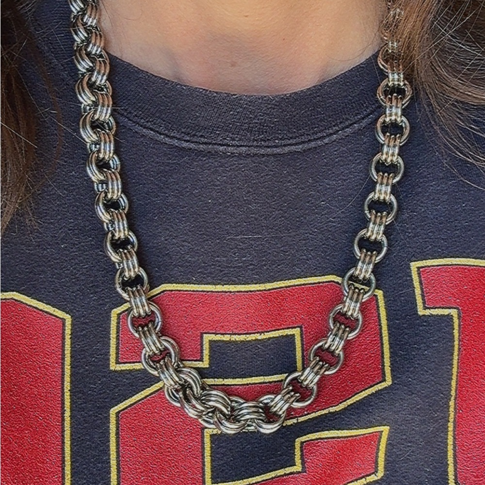 Chunky Stainless Steel Bold Rope Chain Jewelry - Picture 10 of 12